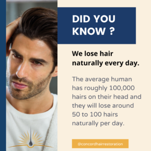 how much hair loss is normal?