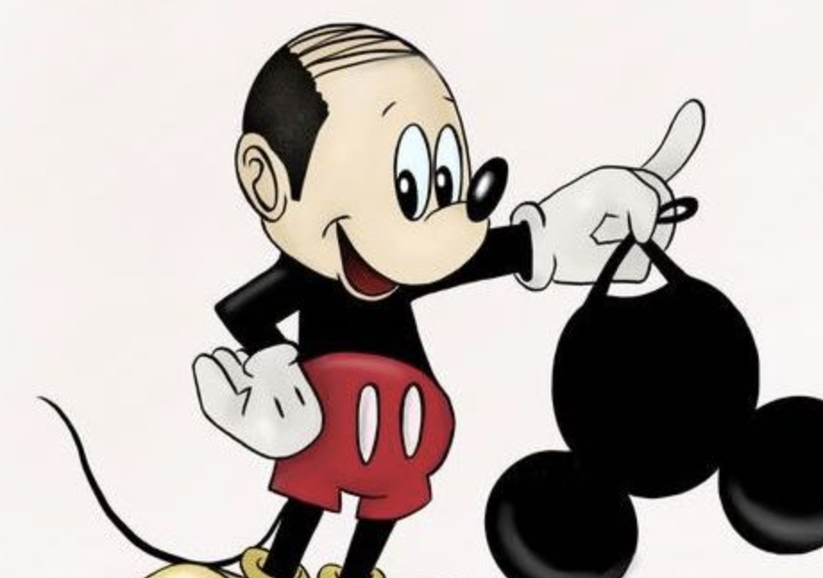 hairline mickey mouse